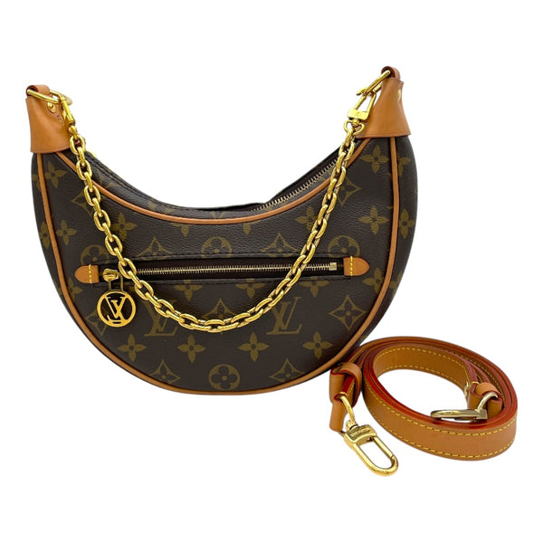 ルイ・ヴィトン LOUIS VUITTON ループ M81098 ブラウン モノグラム・キャンバス レディース ショルダーバッグ