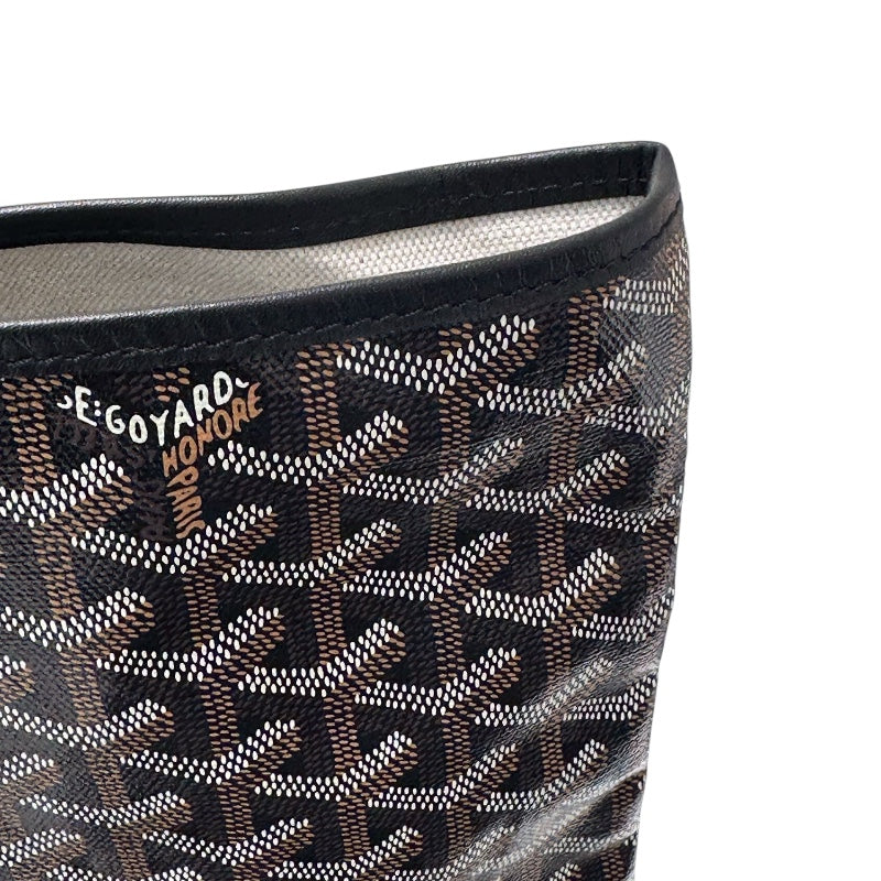 ゴヤール GOYARD サンルイPM ブラック ゴヤールディンキャンバス レディース ハンドバッグ