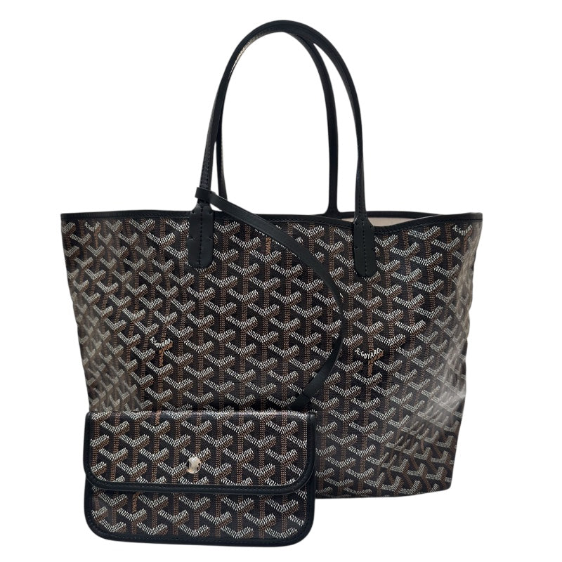ゴヤール GOYARD サンルイPM ブラック ゴヤールディンキャンバス レディース ハンドバッグ