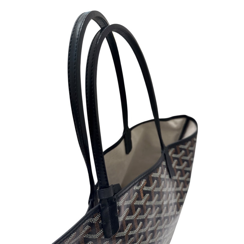 ゴヤール GOYARD サンルイPM ブラック ゴヤールディンキャンバス レディース ハンドバッグ