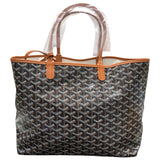 ゴヤール GOYARD サンルイPM ブラック ゴヤールディンキャンバス ユニセックス トートバッグ