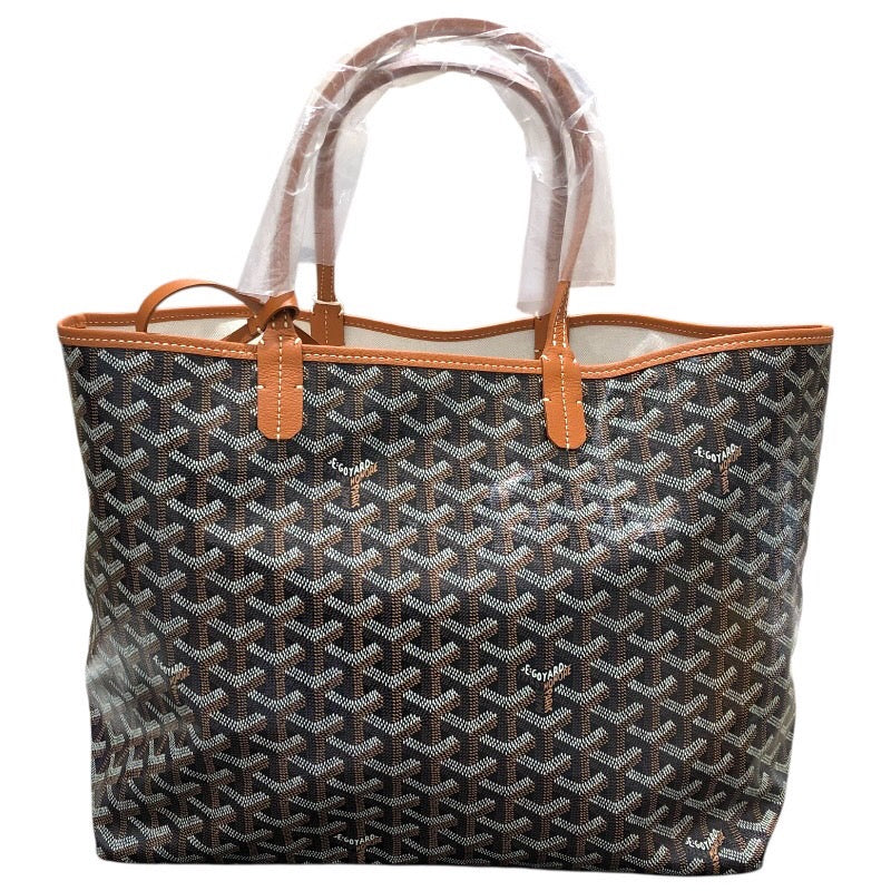 ゴヤール GOYARD サンルイPM ブラック ゴヤールディンキャンバス ユニセックス トートバッグ