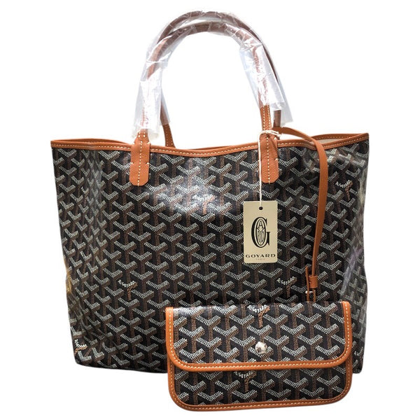 ゴヤール GOYARD サンルイPM ブラック ゴヤールディンキャンバス ユニセックス トートバッグ