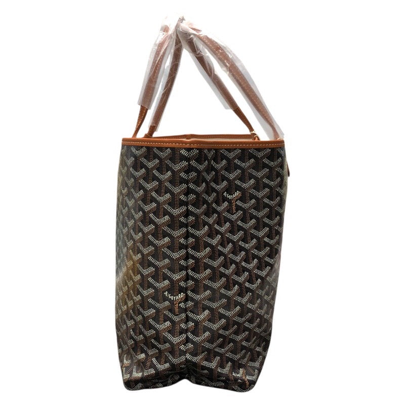 ゴヤール GOYARD サンルイPM ブラック ゴヤールディンキャンバス ユニセックス トートバッグ
