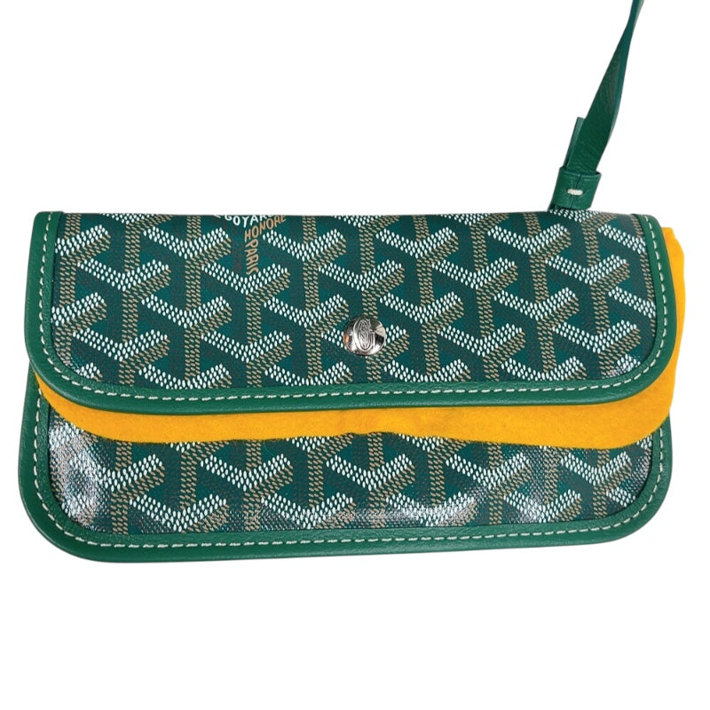 ゴヤール GOYARD サンルイPM グリーン ゴヤールキャンバス ユニセックス ハンドバッグ