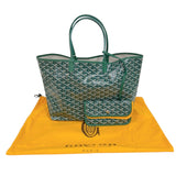ゴヤール GOYARD サンルイPM グリーン ゴヤールキャンバス ユニセックス ハンドバッグ
