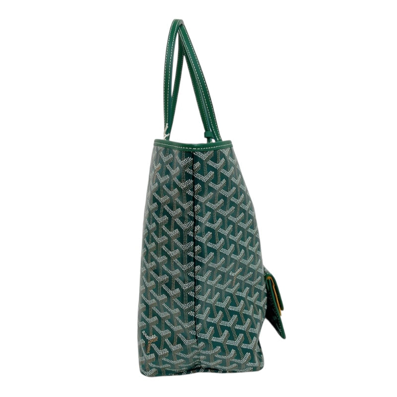 ゴヤール GOYARD サンルイPM グリーン ゴヤールキャンバス ユニセックス ハンドバッグ