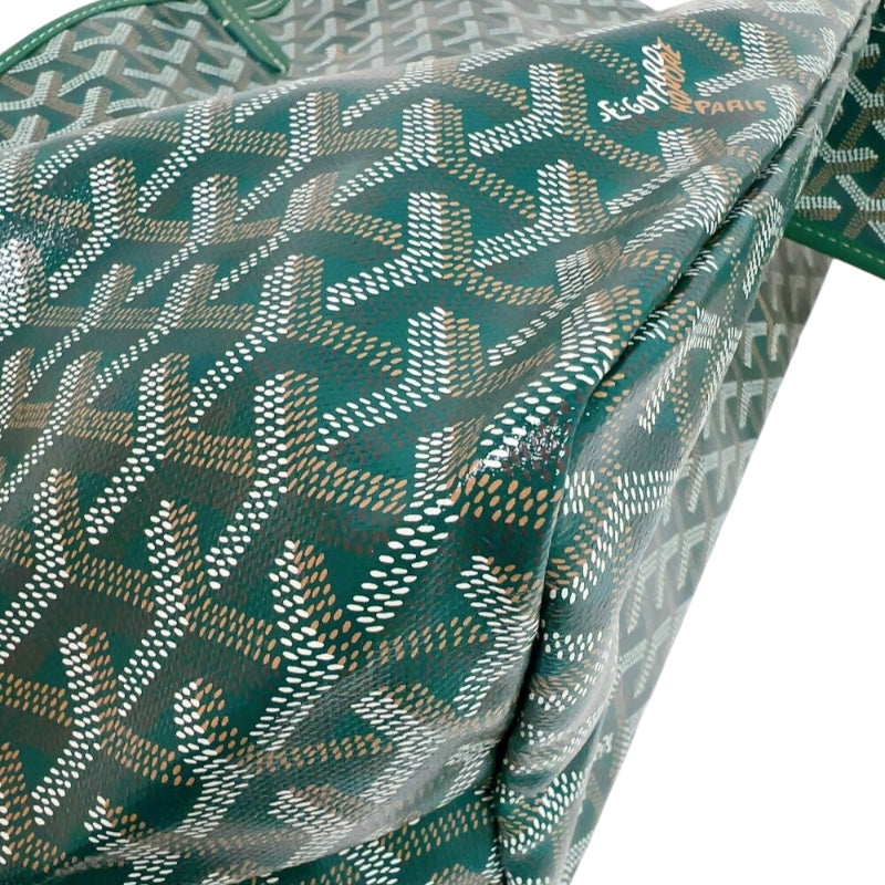 ゴヤール GOYARD サンルイPM グリーン ゴヤールキャンバス ユニセックス ハンドバッグ