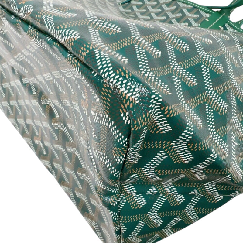 ゴヤール GOYARD サンルイPM グリーン ゴヤールキャンバス ユニセックス ハンドバッグ