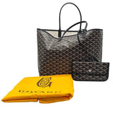 ゴヤール GOYARD サンルイPM ブラック コーティングキャンバス ユニセックス トートバッグ