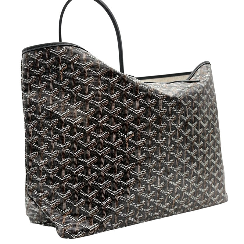 ゴヤール GOYARD サンルイPM ブラック コーティングキャンバス ユニセックス トートバッグ