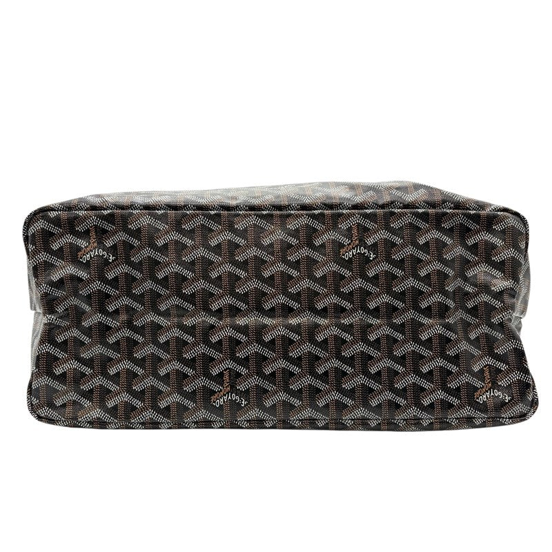 ゴヤール GOYARD サンルイPM ブラック コーティングキャンバス ユニセックス トートバッグ