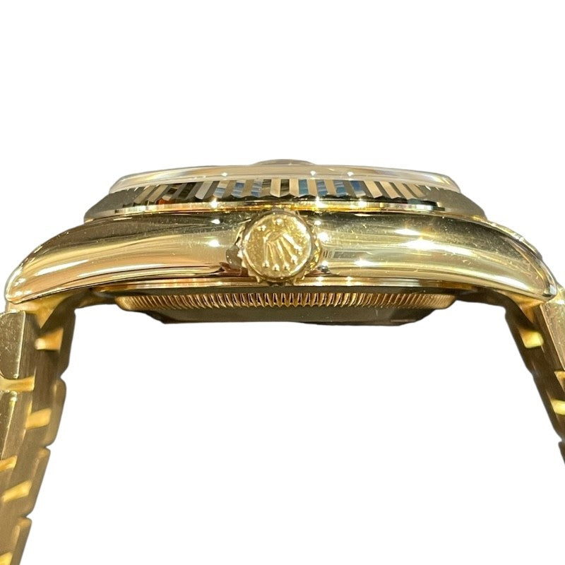 ロレックス ROLEX デイデイト36 ミリヤード P番 118238MR ゴールド K18YG 自動巻き メンズ 腕時計