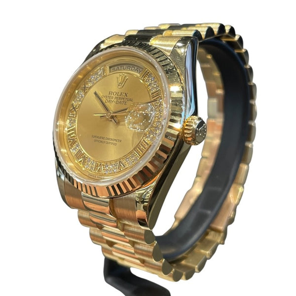 ロレックス ROLEX デイデイト36 ミリヤード P番 118238MR ゴールド K18YG 自動巻き メンズ 腕時計
