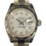 ロレックス ROLEX デイトジャスト26 ホワイトシェル 179179NG ホワイト WG 自動巻き レディース 腕時計