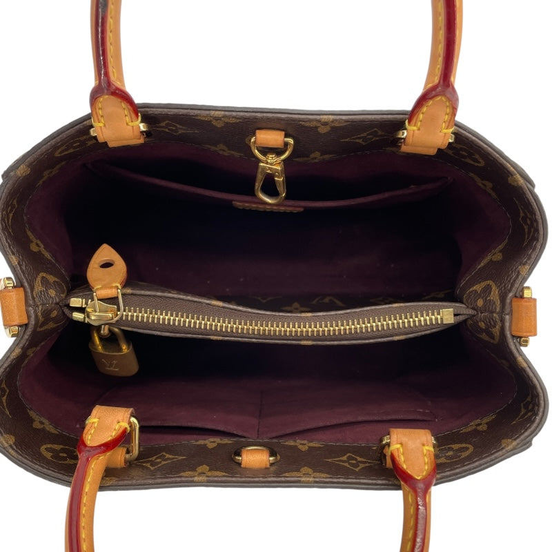 ルイ・ヴィトン LOUIS VUITTON モンテーニュBB M41055 ブラウン モノグラムキャンバス レディース ショルダーバッグ