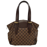 ルイ・ヴィトン LOUIS VUITTON ヴェローナMM N41118 ブラウン ダミエ・エベヌ レディース ショルダーバッグ