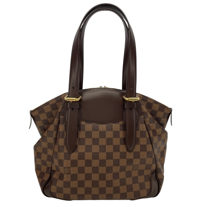ルイ・ヴィトン LOUIS VUITTON ヴェローナMM N41118 ブラウン ダミエ・エベヌ レディース ショルダーバッグ