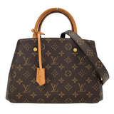 ルイ・ヴィトン LOUIS VUITTON モンテーニュBB M41055 ブラウン モノグラムキャンバス レディース ショルダーバッグ