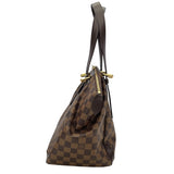 ルイ・ヴィトン LOUIS VUITTON ヴェローナMM N41118 ブラウン ダミエ・エベヌ レディース ショルダーバッグ