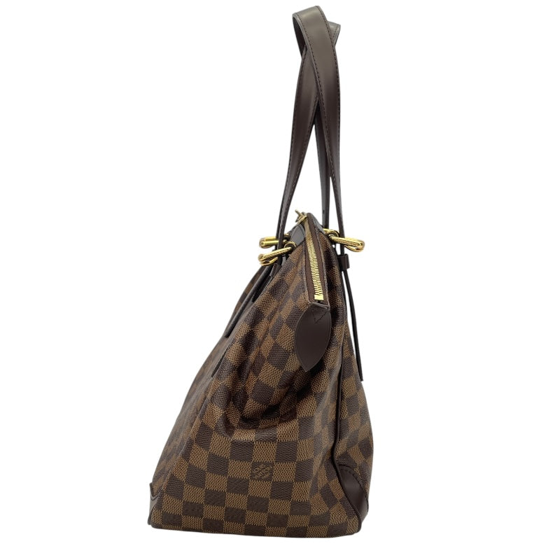 ルイ・ヴィトン LOUIS VUITTON ヴェローナMM N41118 ブラウン ダミエ・エベヌ レディース ショルダーバッグ