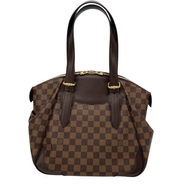 ルイ・ヴィトン LOUIS VUITTON ヴェローナMM N41118 ブラウン ダミエ・エベヌ レディース ショルダーバッグ