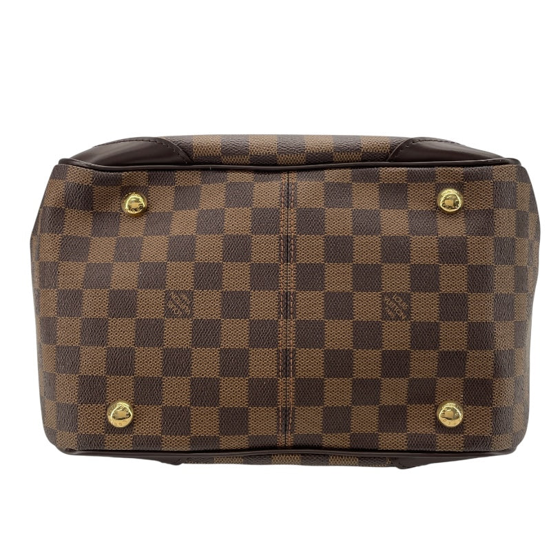 ルイ・ヴィトン LOUIS VUITTON ヴェローナMM N41118 ブラウン ダミエ・エベヌ レディース ショルダーバッグ