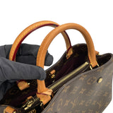ルイ・ヴィトン LOUIS VUITTON モンテーニュBB M41055 ブラウン モノグラムキャンバス レディース ショルダーバッグ