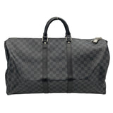 ルイ・ヴィトン LOUIS VUITTON キーポル･バンドリエール 55 N41413 ブラック ダミエ・グラフィット メンズ ボストンバッグ