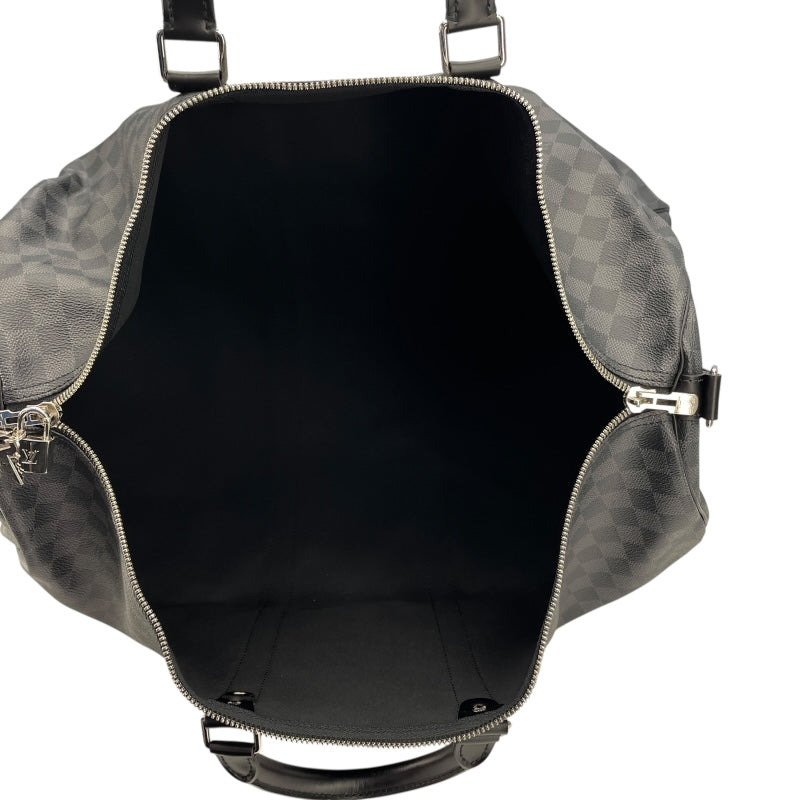 ルイ・ヴィトン LOUIS VUITTON キーポル･バンドリエール 55 N41413 ブラック ダミエ・グラフィット メンズ ボストンバッグ