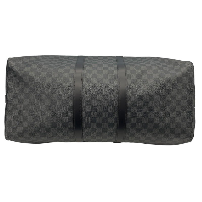 ルイ・ヴィトン LOUIS VUITTON キーポル･バンドリエール 55 N41413 ブラック ダミエ・グラフィット メンズ ボストンバッグ