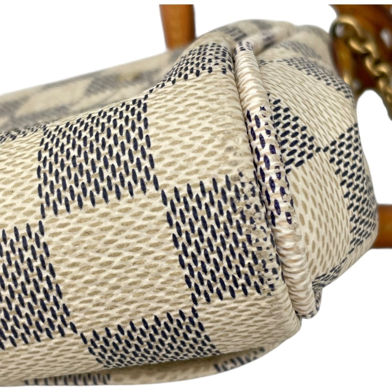 ルイ・ヴィトン LOUIS VUITTON フェイボリットPM N41277 ホワイト ダミエ・アズール レディース ショルダーバッグ