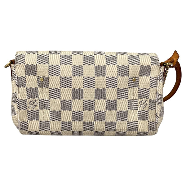 ルイ・ヴィトン LOUIS VUITTON フェイボリットPM N41277 ホワイト ダミエ・アズール レディース ショルダーバッグ