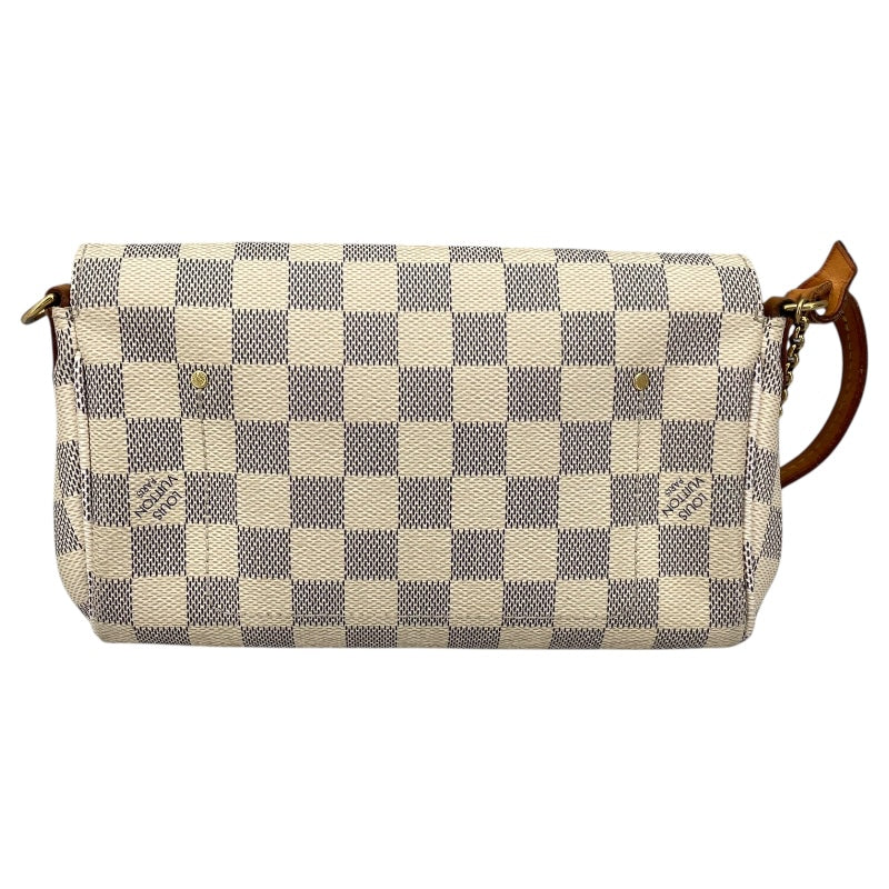 ルイ・ヴィトン LOUIS VUITTON フェイボリットPM N41277 ホワイト ダミエ・アズール レディース ショルダーバッグ