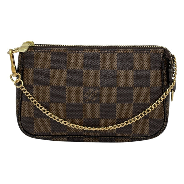 ルイ・ヴィトン LOUIS VUITTON ミニ ポシェット・アクセソワール N58009 ダミエエベヌ ダミエ・キャンバス レディース ポーチ