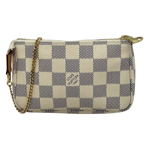 ルイ・ヴィトン LOUIS VUITTON ミニポシェットアクセソワール N58010 ダミエアズール ダミエキャンバス レディース ポーチ