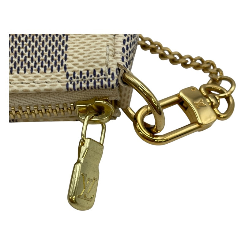 ルイ・ヴィトン LOUIS VUITTON ミニポシェットアクセソワール N58010 ダミエアズール ダミエキャンバス レディース ポーチ