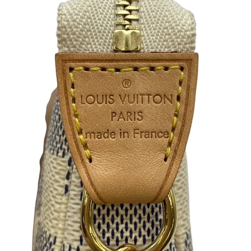 ルイ・ヴィトン LOUIS VUITTON ミニポシェットアクセソワール N58010 ダミエアズール ダミエキャンバス レディース ポーチ