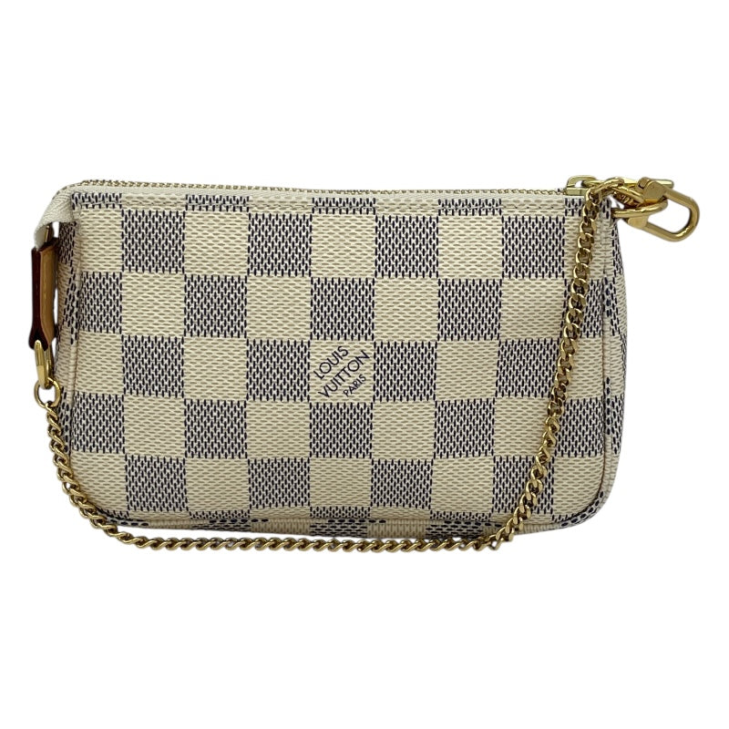 ルイ・ヴィトン LOUIS VUITTON ミニポシェットアクセソワール N58010 ダミエアズール ダミエキャンバス レディース ポーチ