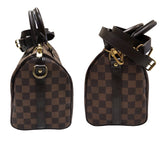 ルイ・ヴィトン LOUIS VUITTON スピーディ・バンドリエール 25 N41368 ブラウン ダミエ・エベヌ レディース ショルダーバッグ