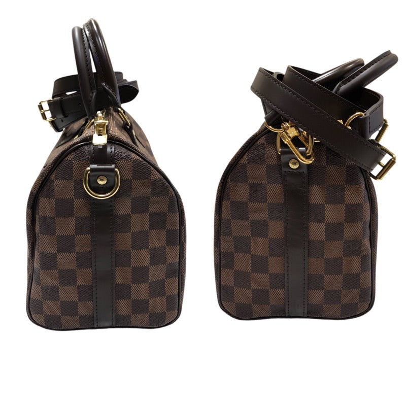 ルイ・ヴィトン LOUIS VUITTON スピーディ・バンドリエール 25 N41368 ブラウン ダミエ・エベヌ レディース ショルダーバッグ