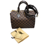 ルイ・ヴィトン LOUIS VUITTON スピーディ・バンドリエール 25 N41368 ブラウン ダミエ・エベヌ レディース ショルダーバッグ