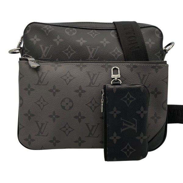 ルイ・ヴィトン LOUIS VUITTON トリオメッセンジャー M69443 ブラック モノグラム・エクリプス メンズ ショルダーバッグ