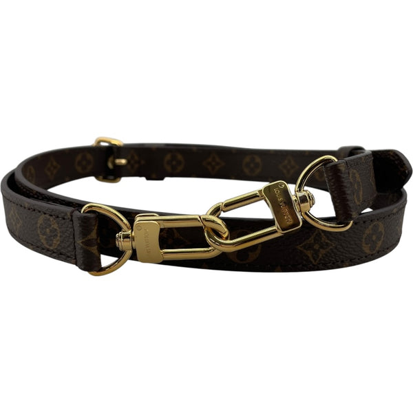 ルイ・ヴィトン LOUIS VUITTON ショルダーストラップ ブラウン モノグラム・キャンバス ユニセックス ショルダーストラップ
