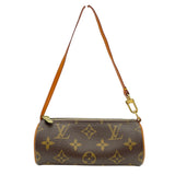 ルイ・ヴィトン LOUIS VUITTON パピヨン用ポーチ ブラウン モノグラムキャンバス レディース ポーチ