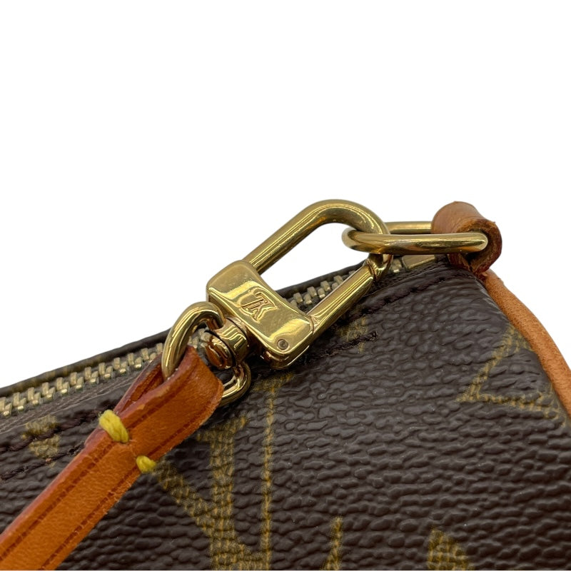 ルイ・ヴィトン LOUIS VUITTON パピヨン用ポーチ ブラウン モノグラムキャンバス レディース ポーチ