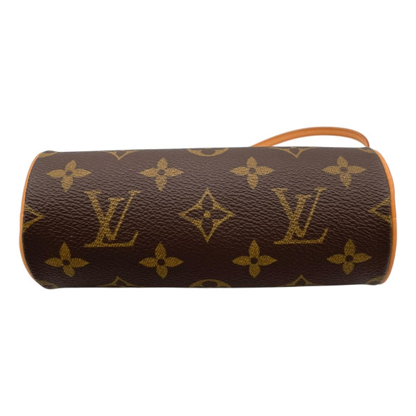 ルイ・ヴィトン LOUIS VUITTON パピヨン用ポーチ ブラウン モノグラムキャンバス レディース ポーチ