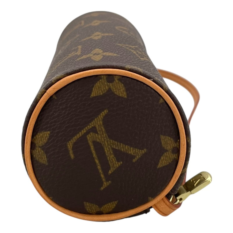 ルイ・ヴィトン LOUIS VUITTON パピヨン用ポーチ ブラウン モノグラムキャンバス レディース ポーチ