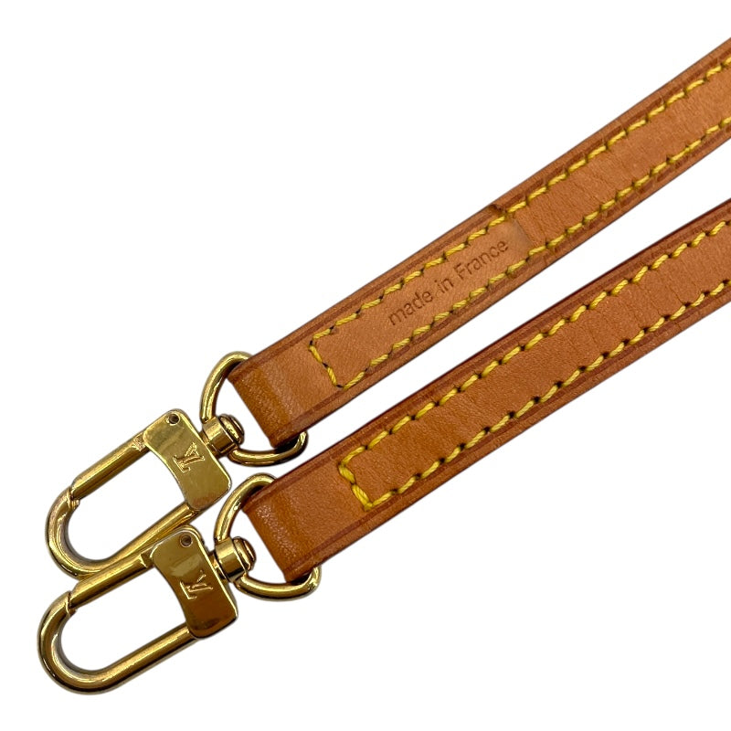 ルイ・ヴィトン LOUIS VUITTON ショルダーストラップ ブラウン レザー ユニセックス ショルダーストラップ