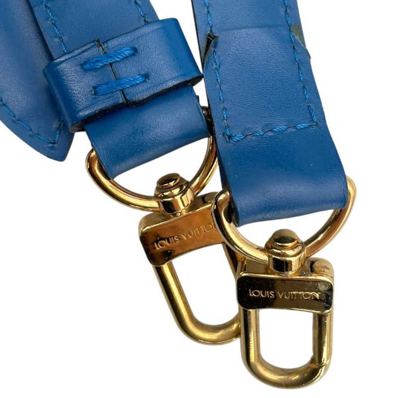 ルイ・ヴィトン LOUIS VUITTON ストラップ アルマBB用 トレドブルー エピ ユニセックス ショルダーストラップ